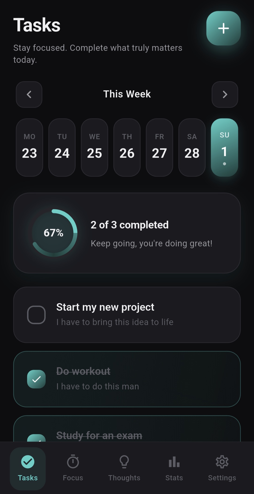 ADHDaily app screenshot